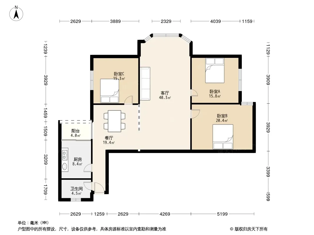 西街99号院户型图