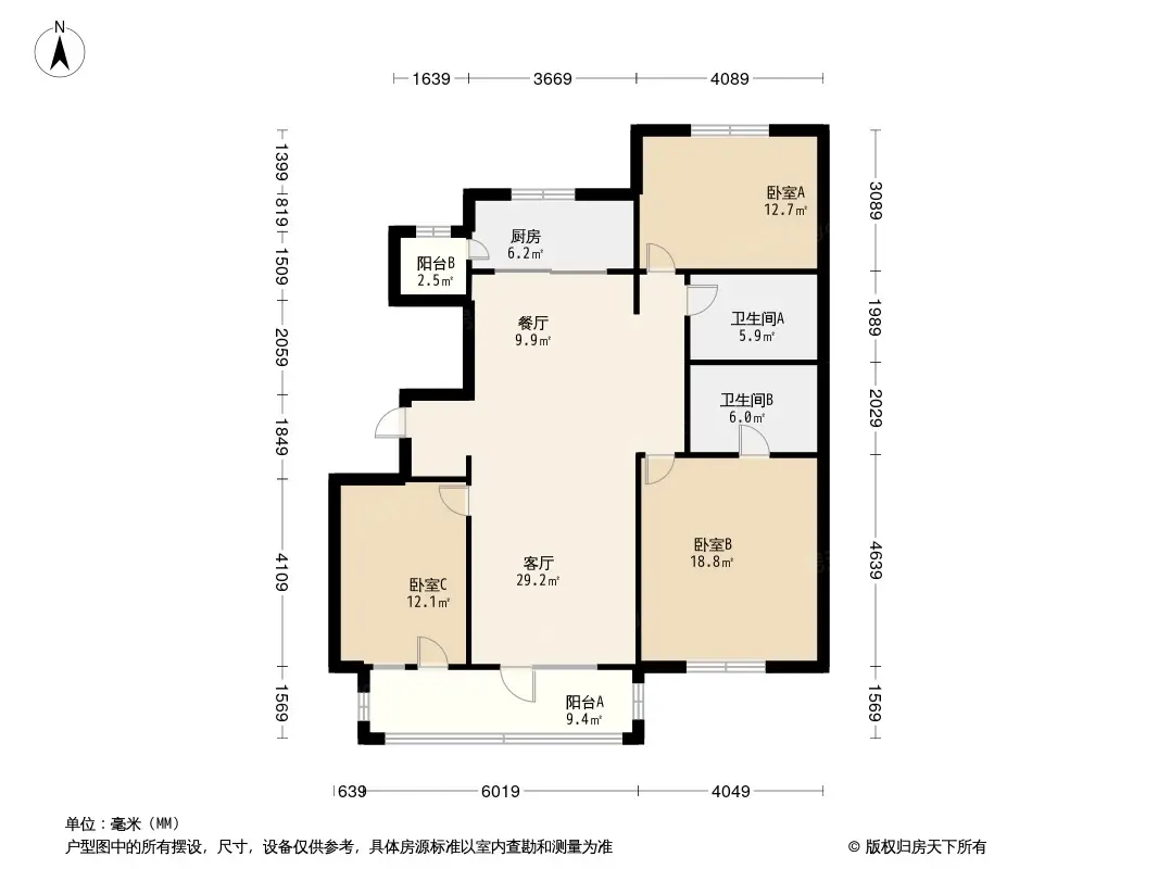 爱晚大爱城户型图