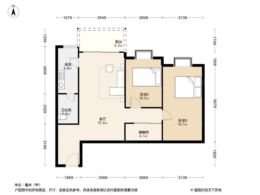 竹怡居户型图