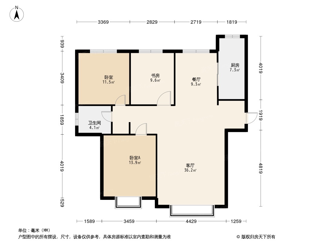 创天·美好学府户型图