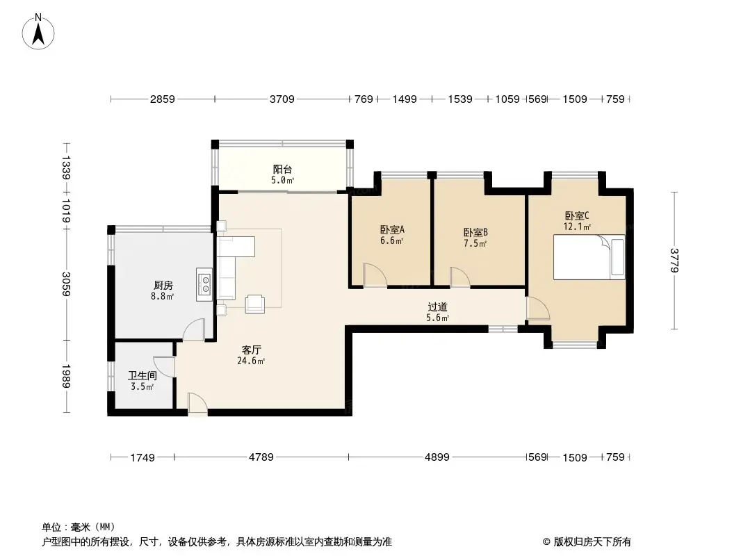 金园大厦户型图