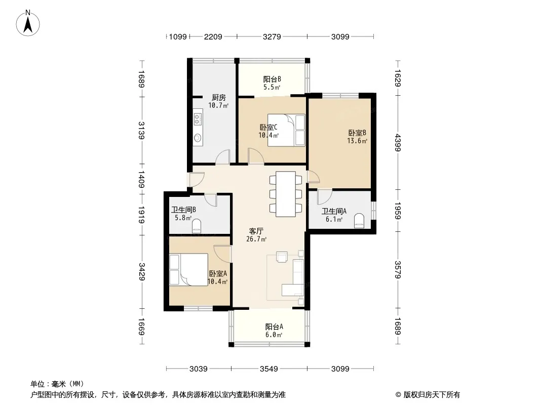 东风渠宿舍户型图