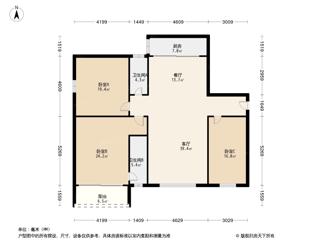 锦丽居户型图