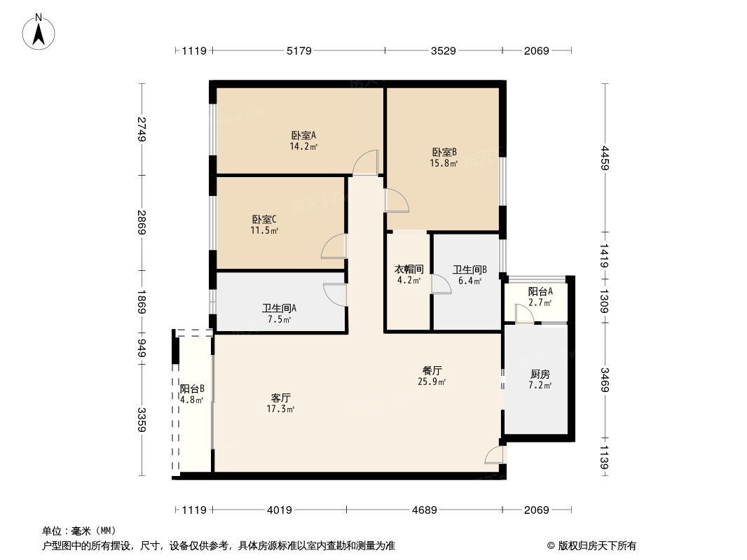 华南御景园户型图