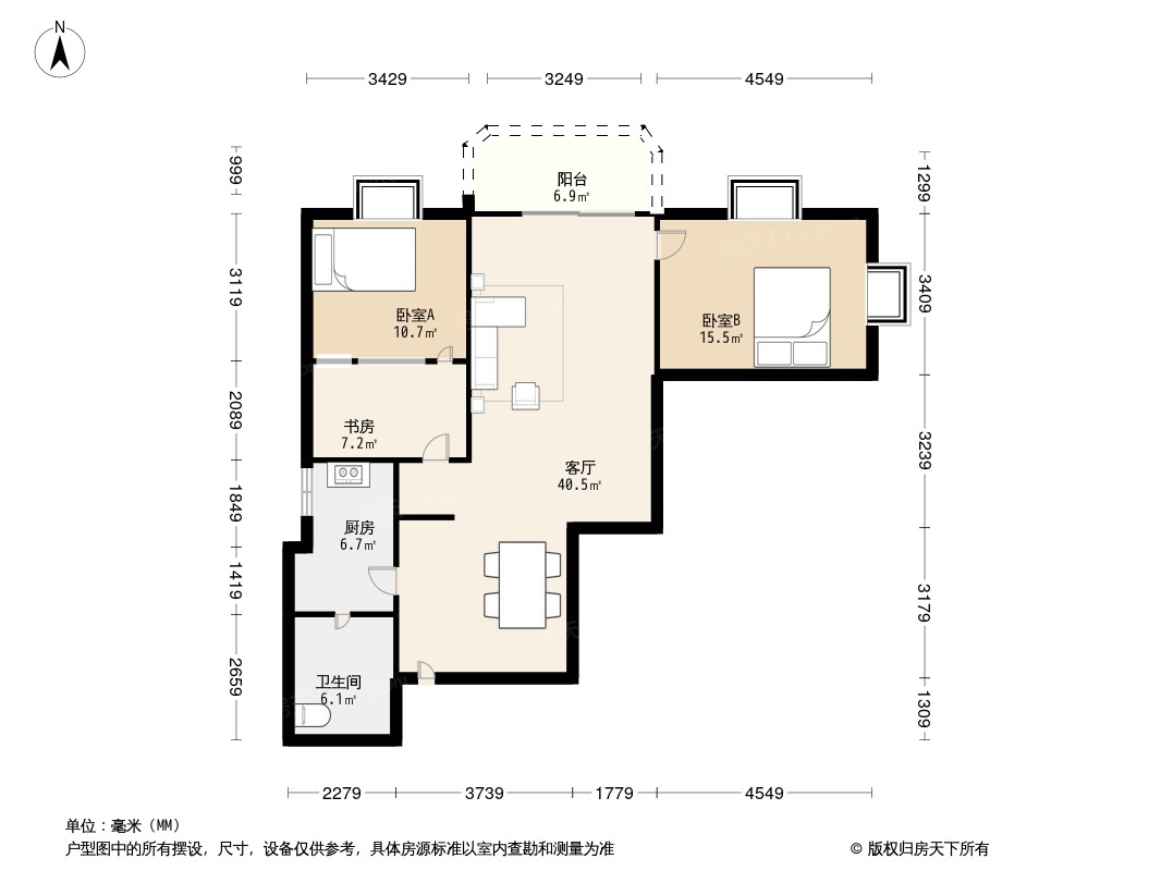 双喜花园户型图