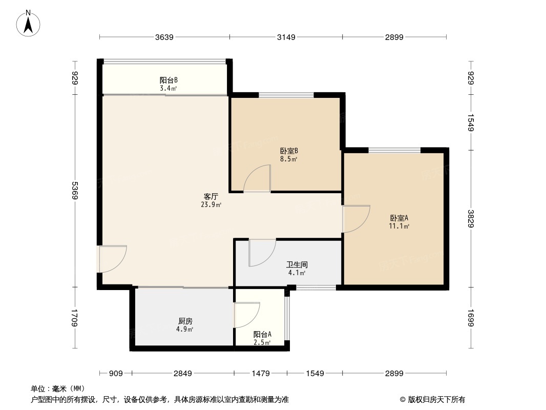 新世界花园嘉华苑户型图