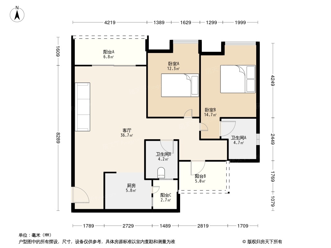 富州新城兰亭户型图