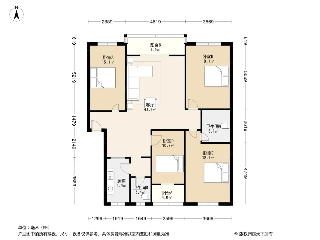 柳航小区户型图