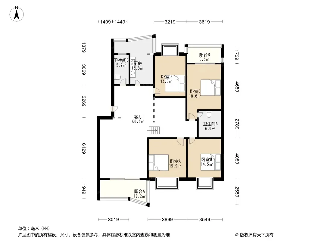 威中花园户型图