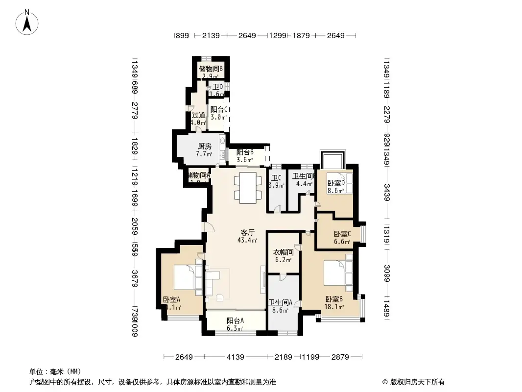 融景城融御户型图