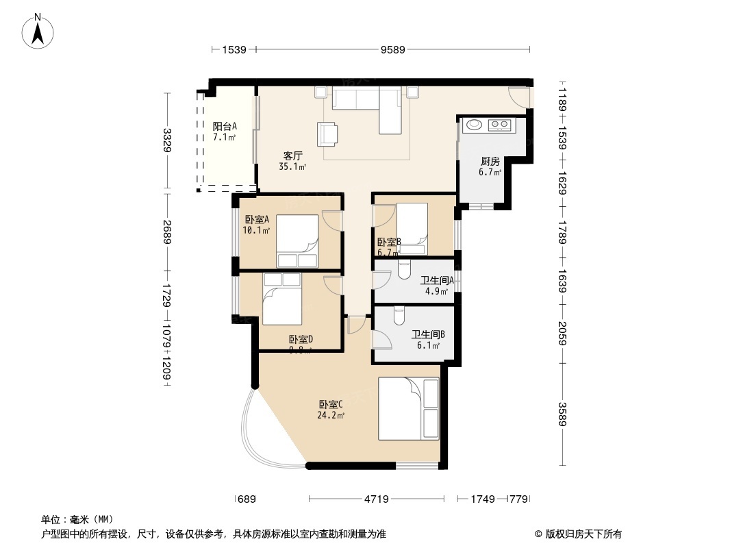 富基广场户型图