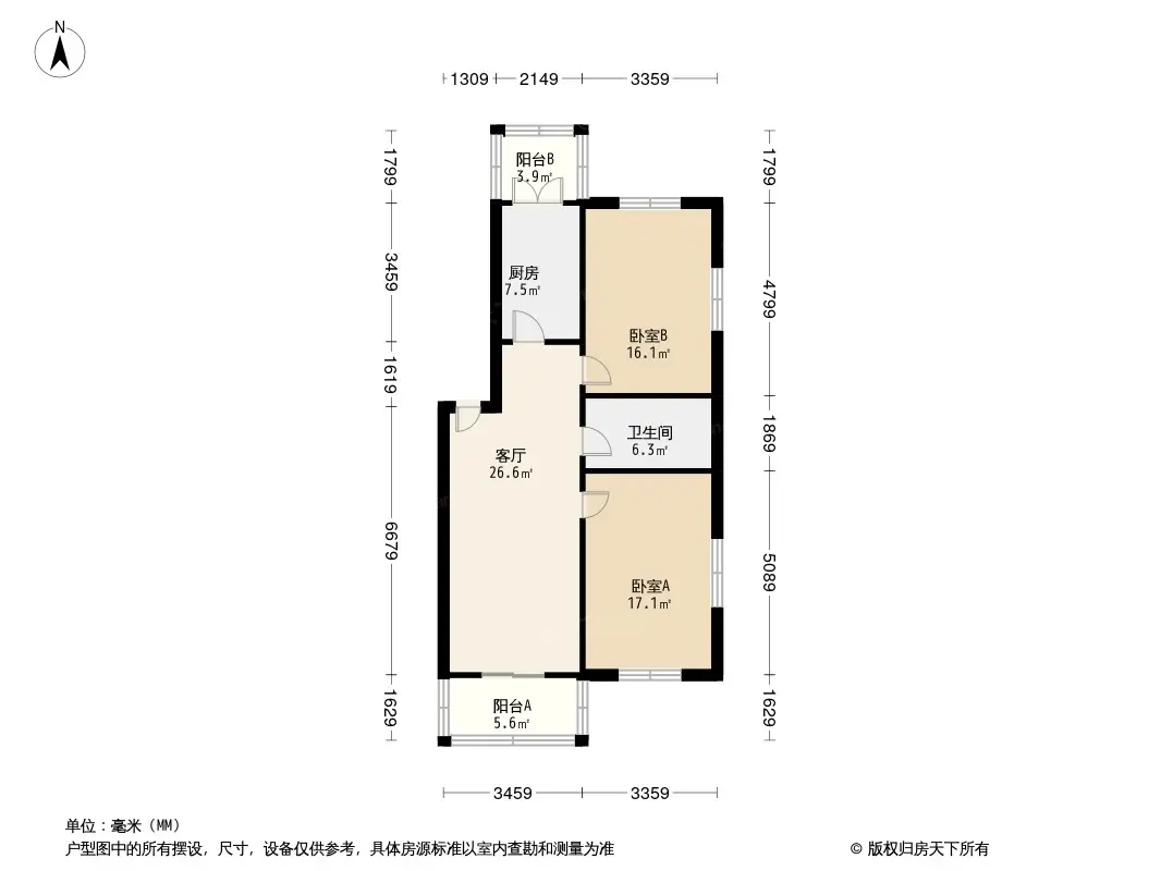 天泰公寓户型图