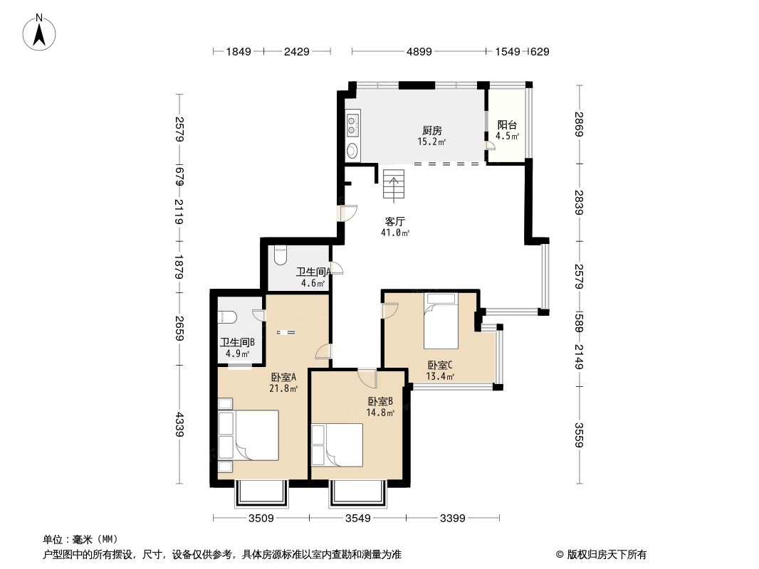 记者公寓户型图