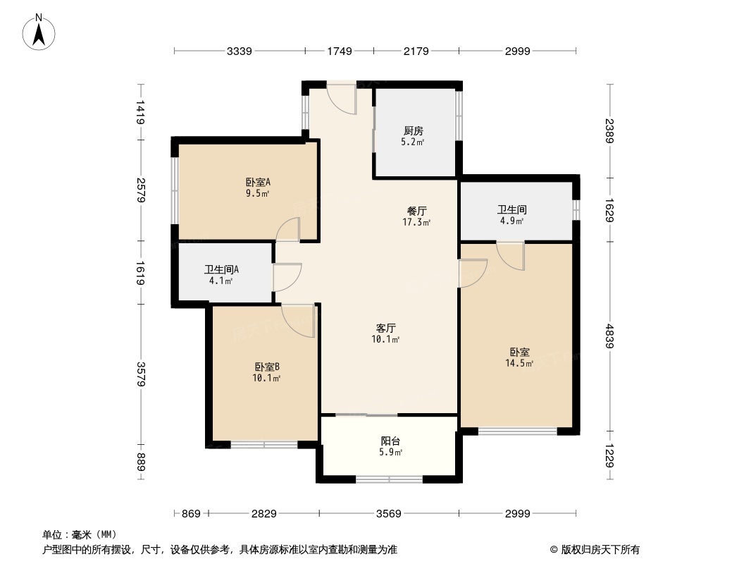 奥园·天悦湾户型图