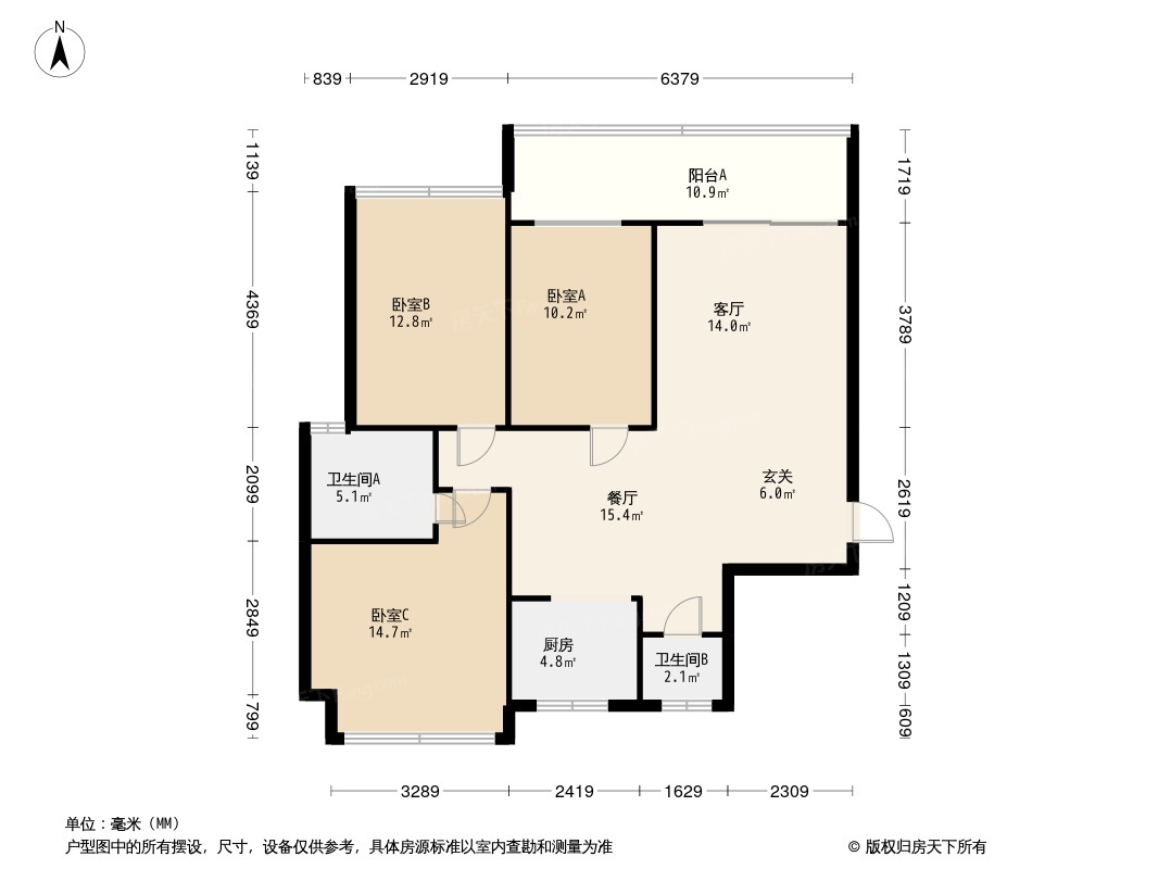 华悦春天花园户型图