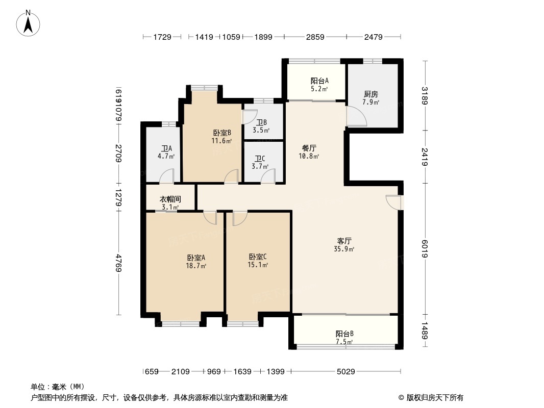 宝业天宸湾户型图