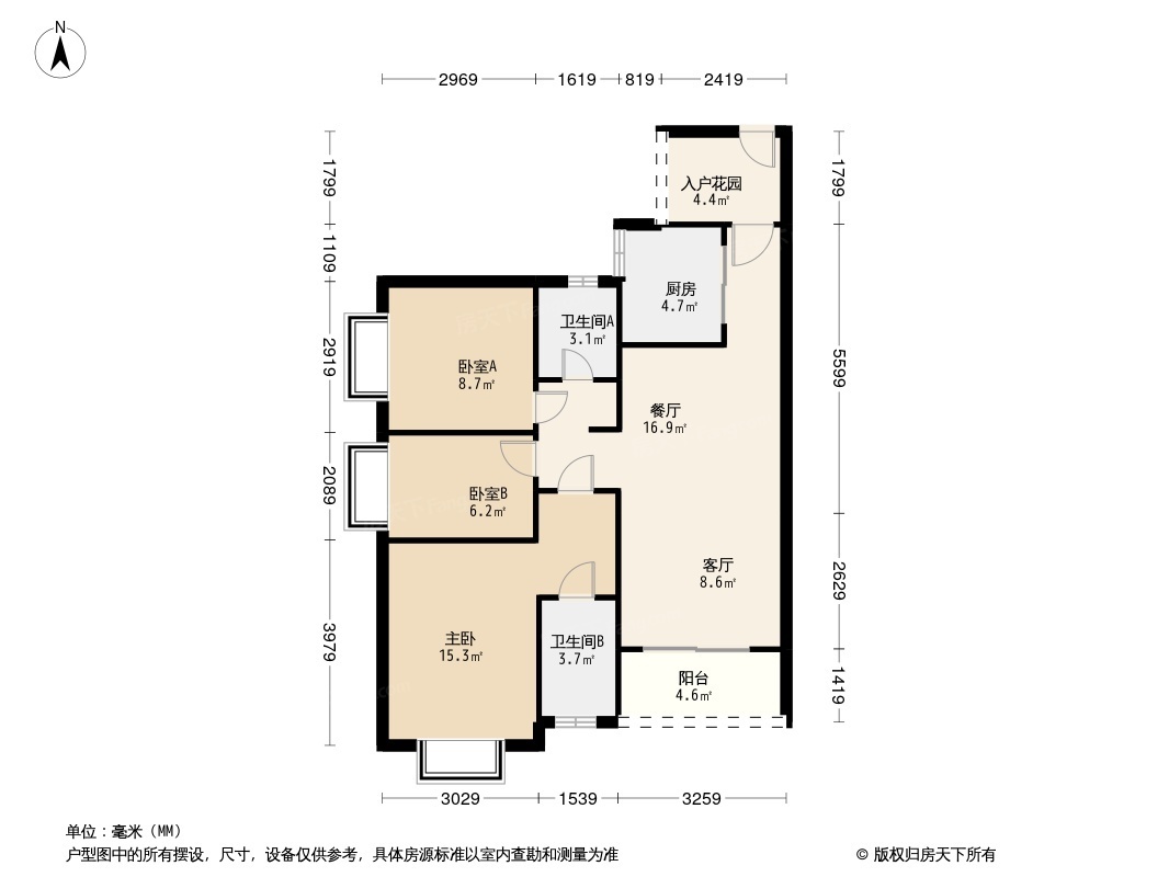 万科金域悦府户型图