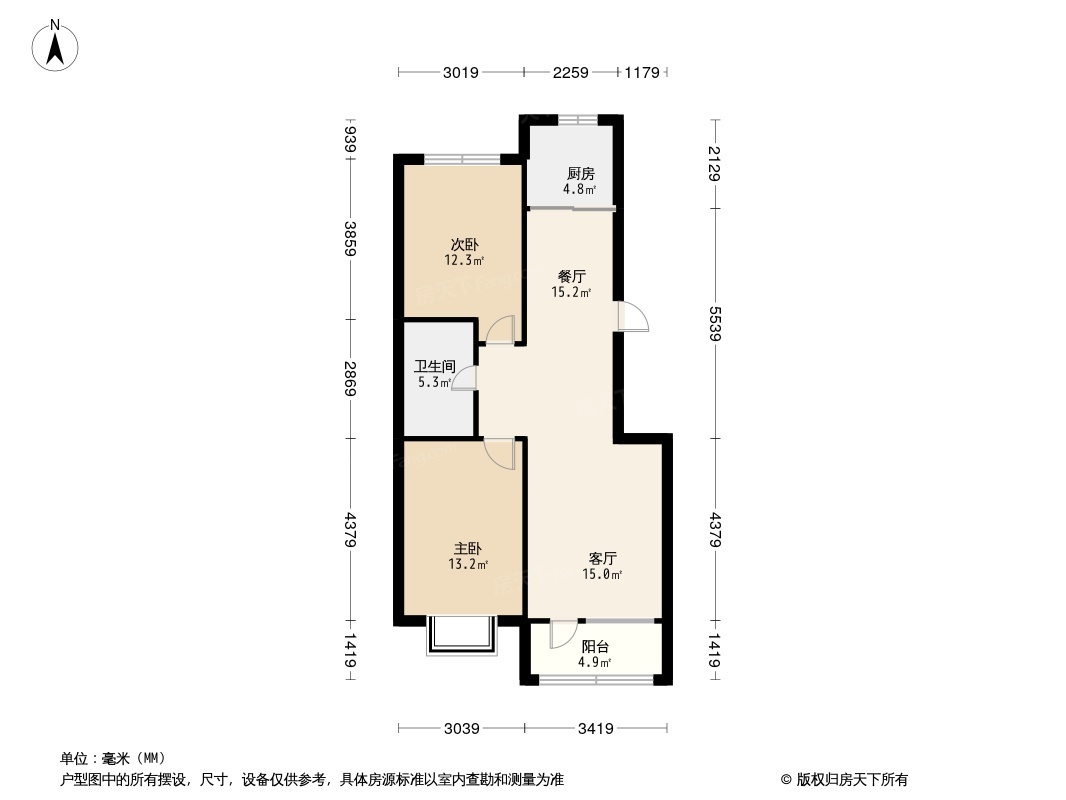 香槟小镇户型图