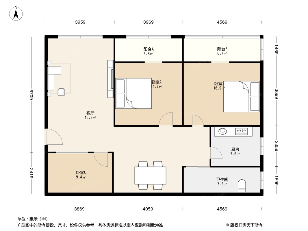 一碗水前街户型图