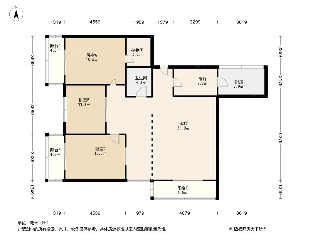 美福园户型图