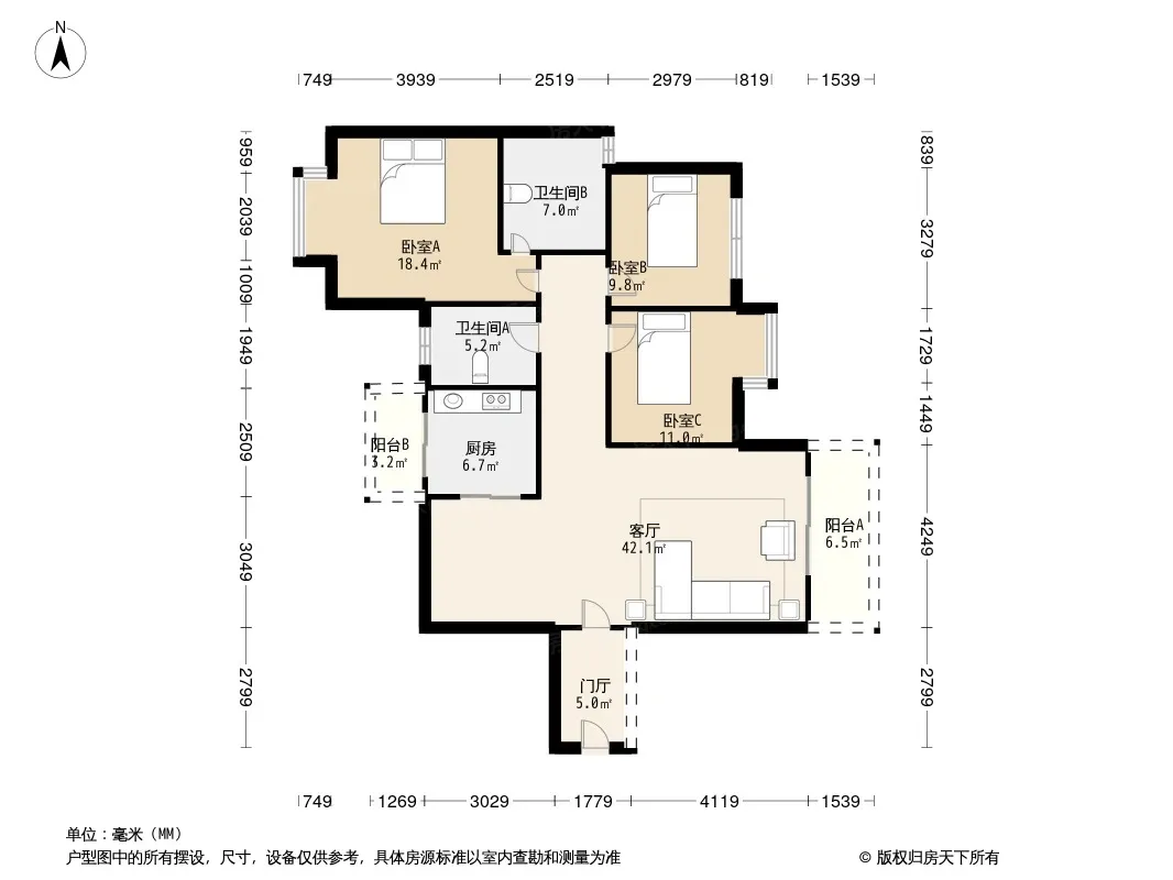 中满春花苑户型图