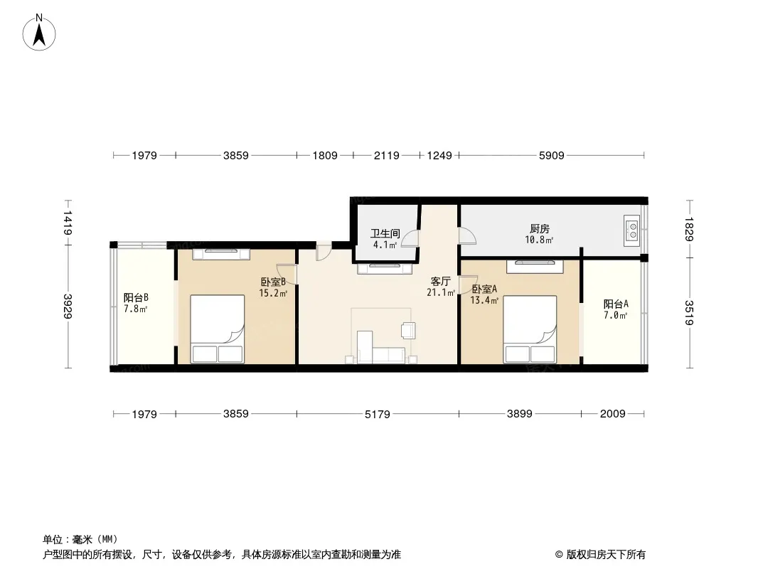 小天西巷7号院户型图