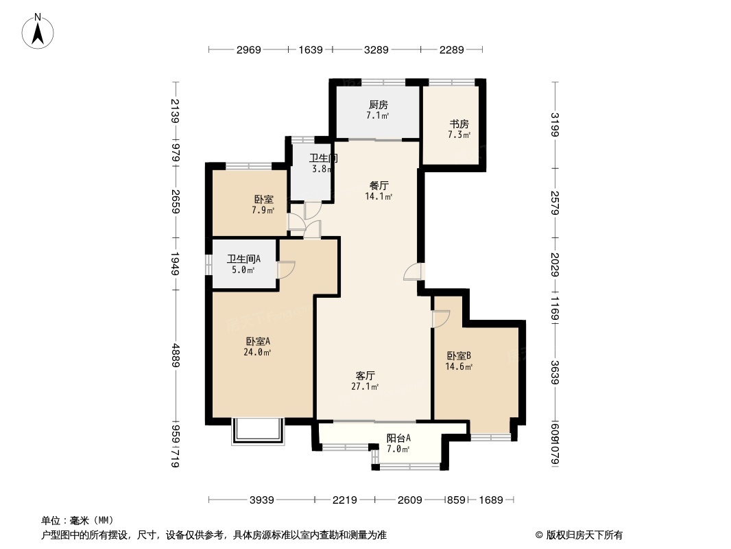 蓝光雍锦王府户型图