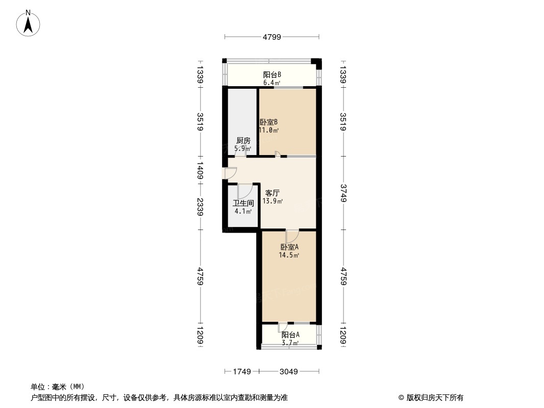 五峰南里户型图