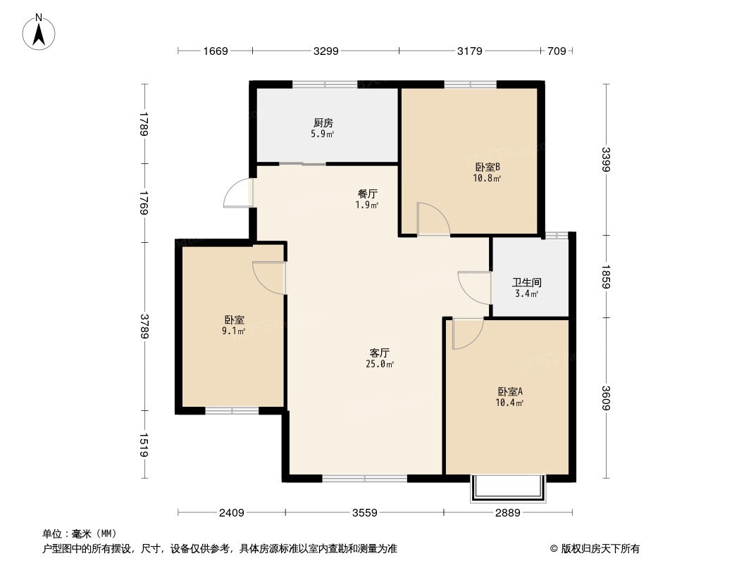 宝青·丽景天成户型图