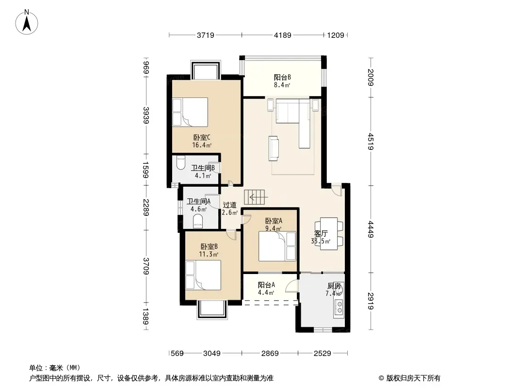 兴秀丽景花园户型图