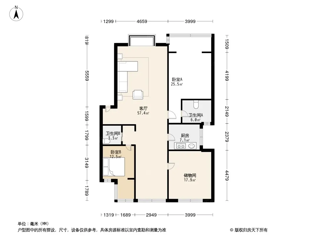 双子座户型图