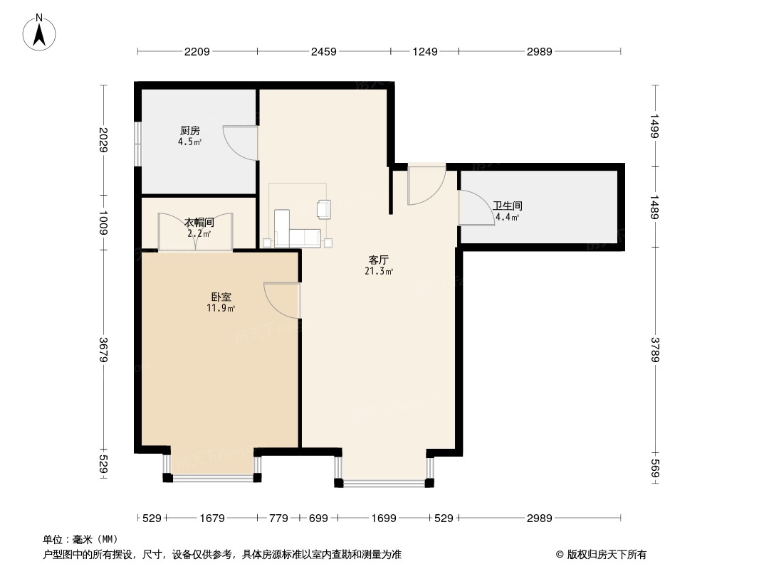 佳缘公寓户型图