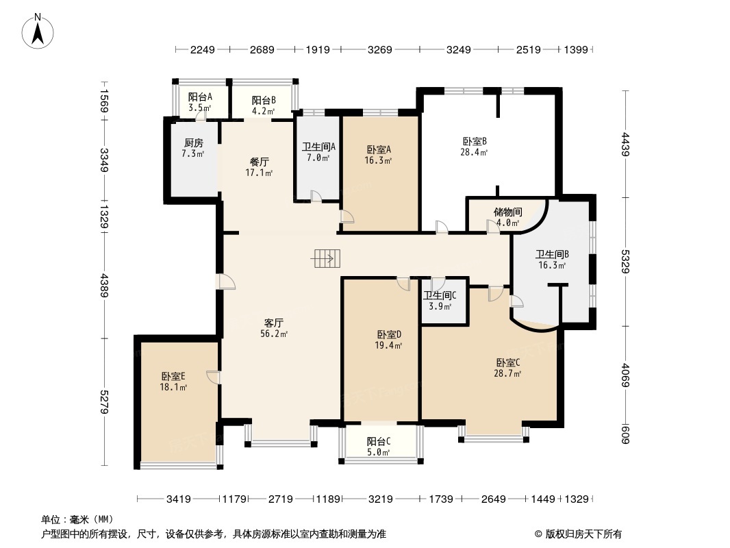 白楼仕嘉户型图