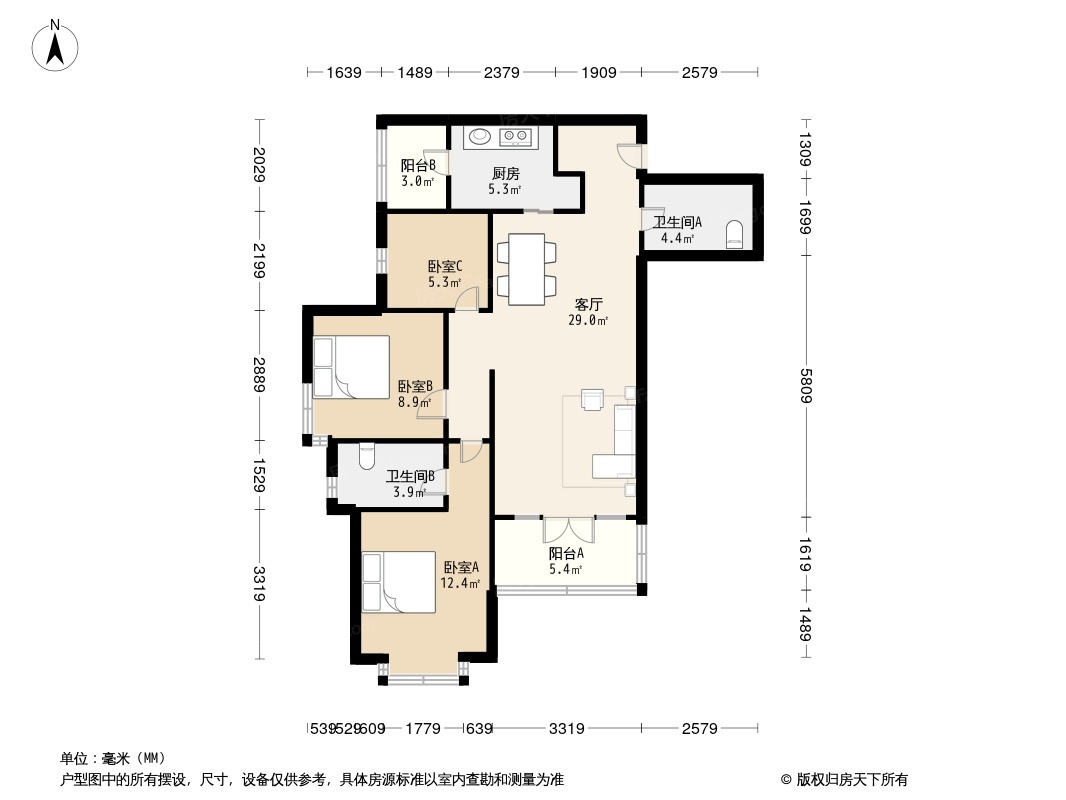 泰和龙庭户型图