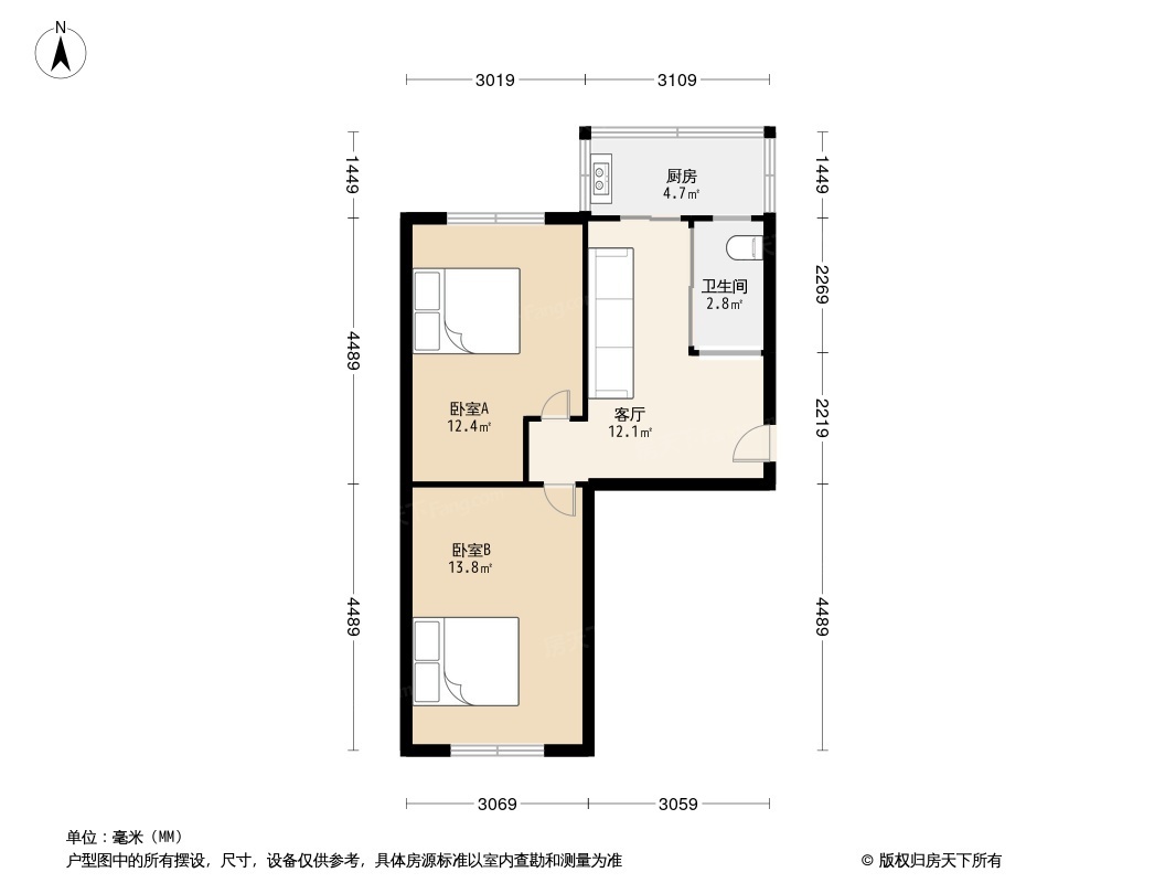 八家子小区户型图