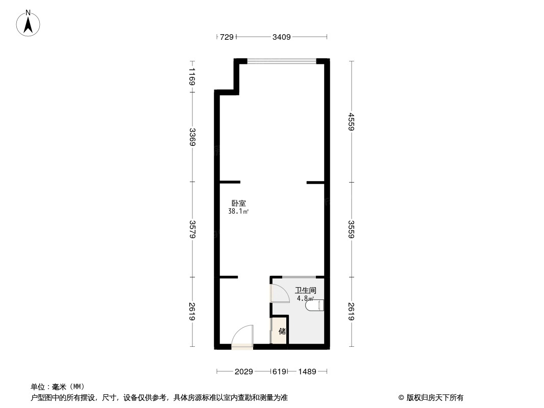 金地名京公寓户型图