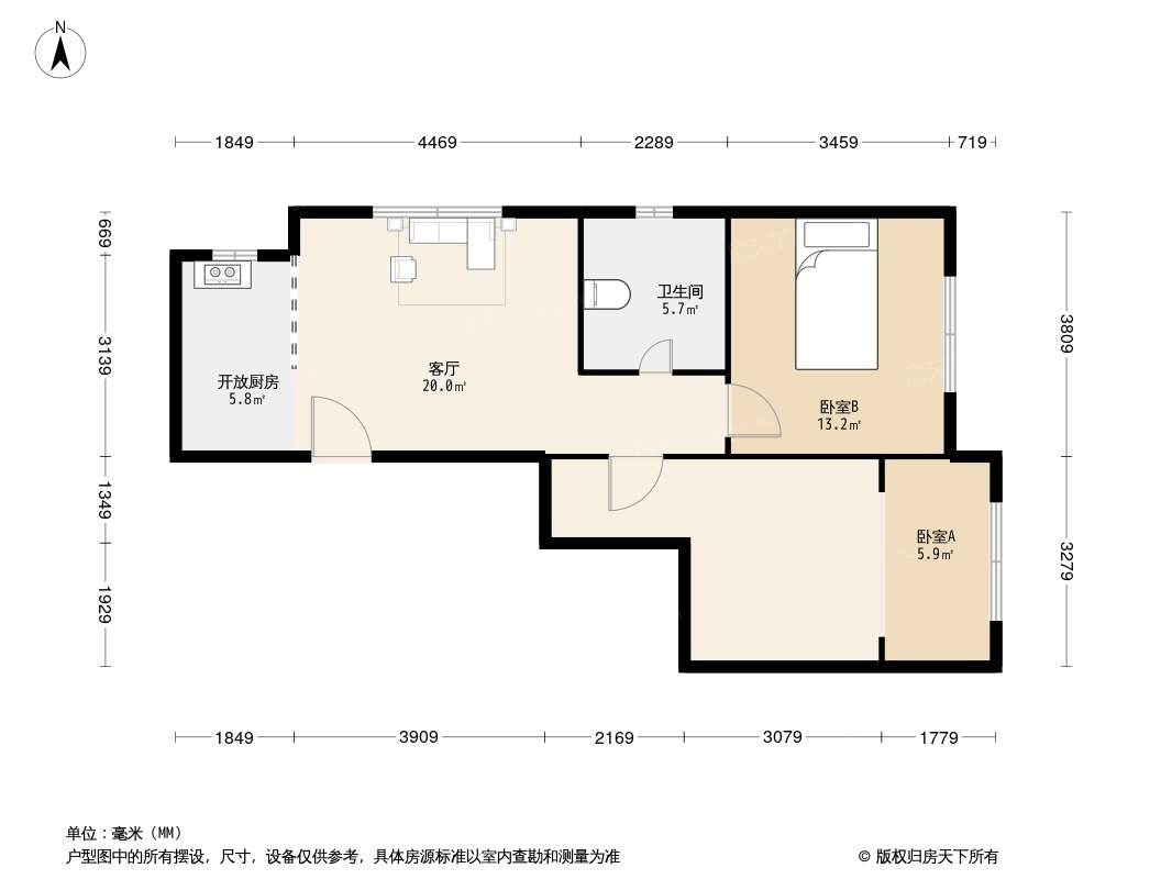 汇邦克莱枫丹户型图