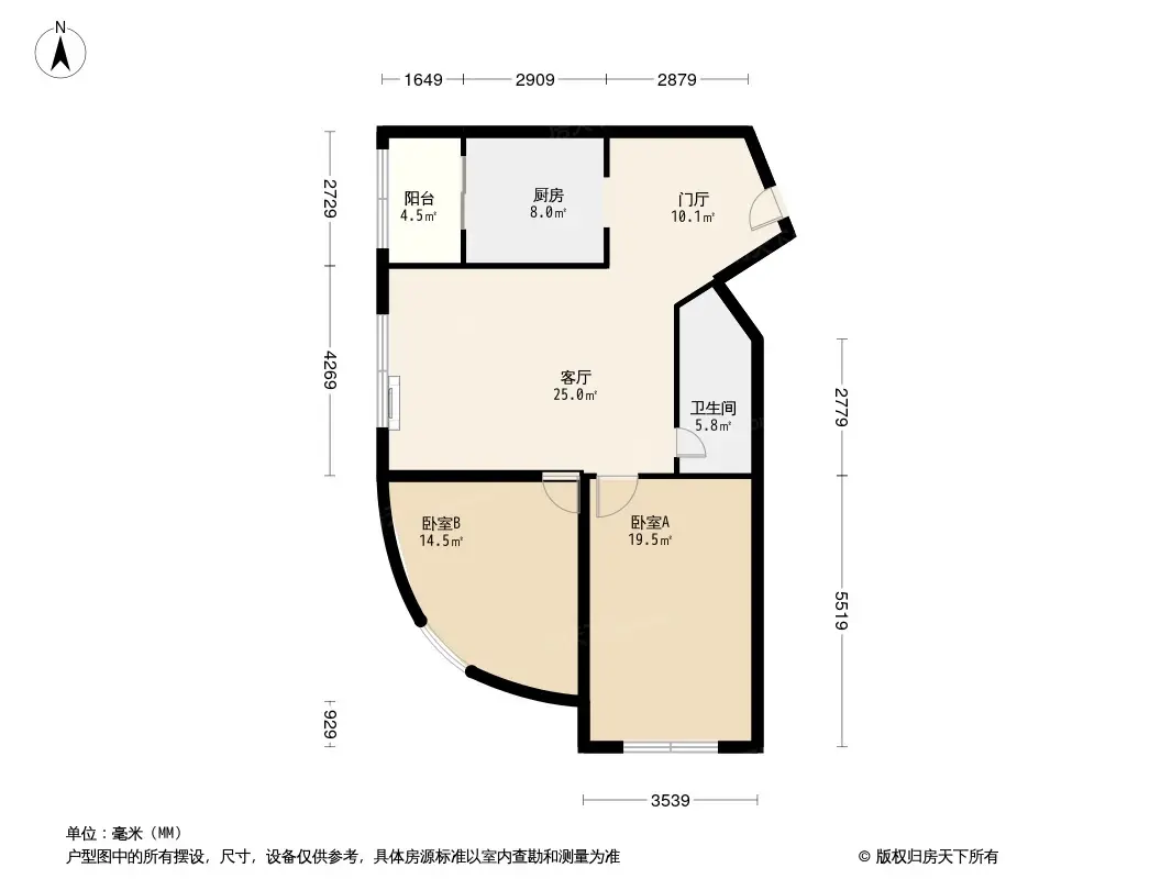 金街庭苑户型图