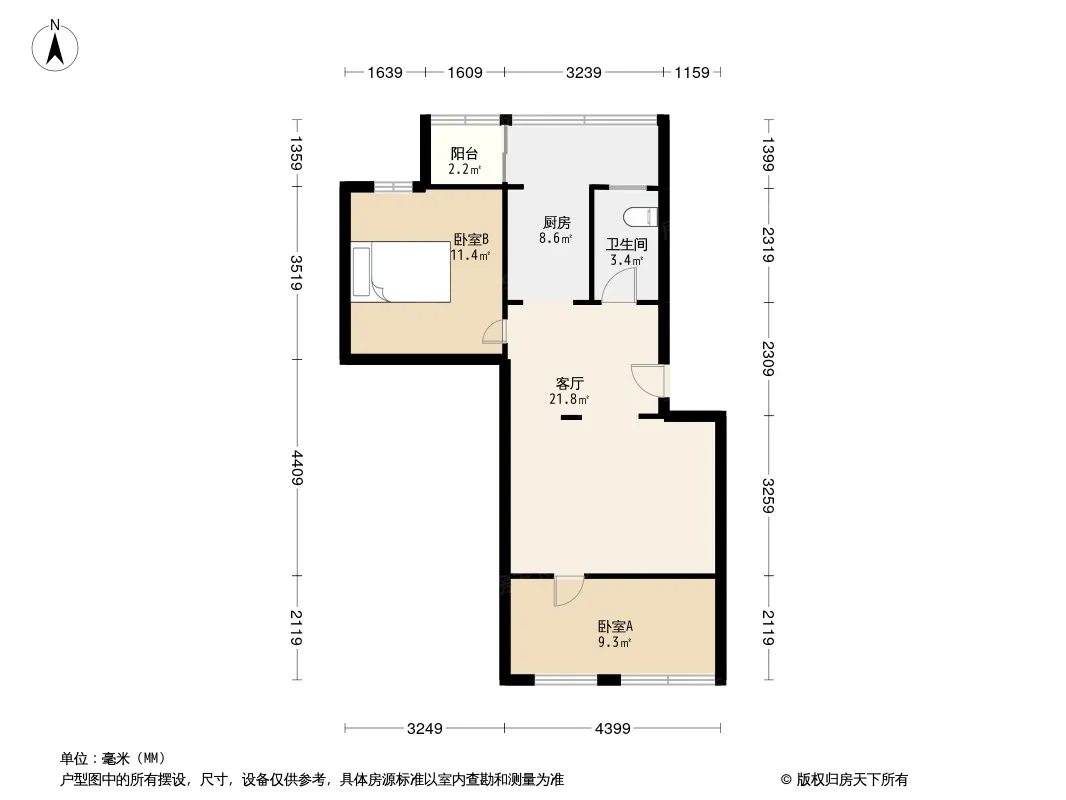 蓓蕾东巷3号院户型图