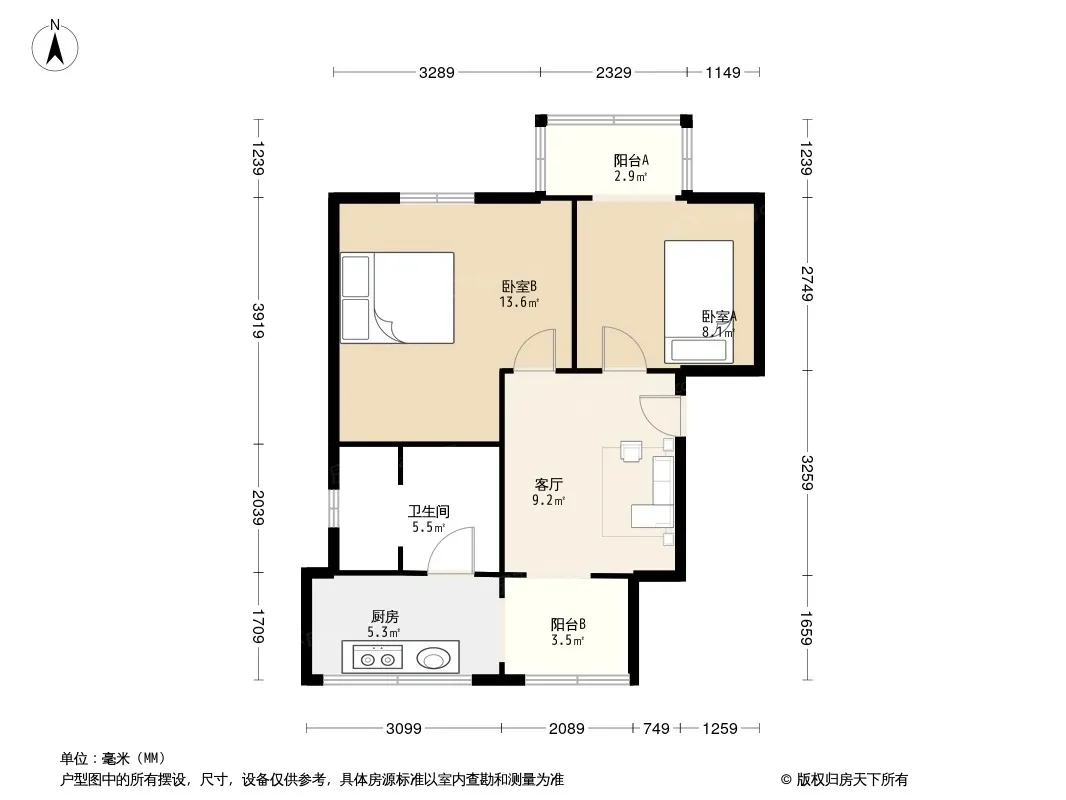 建国巷4号院户型图