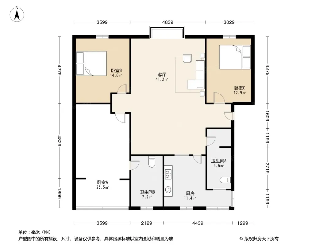 滨江家园户型图