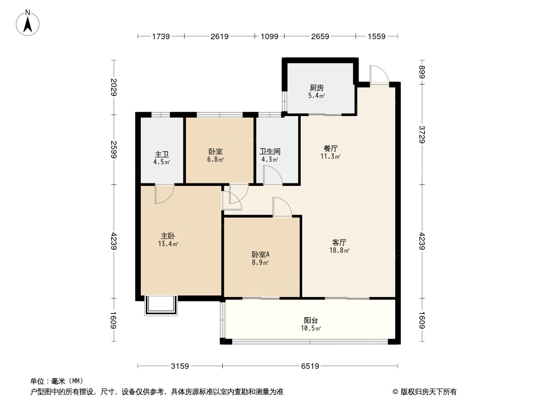 银河·东湖雅居户型图