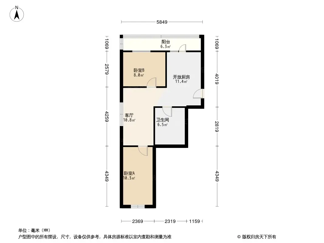 玉容花园户型图