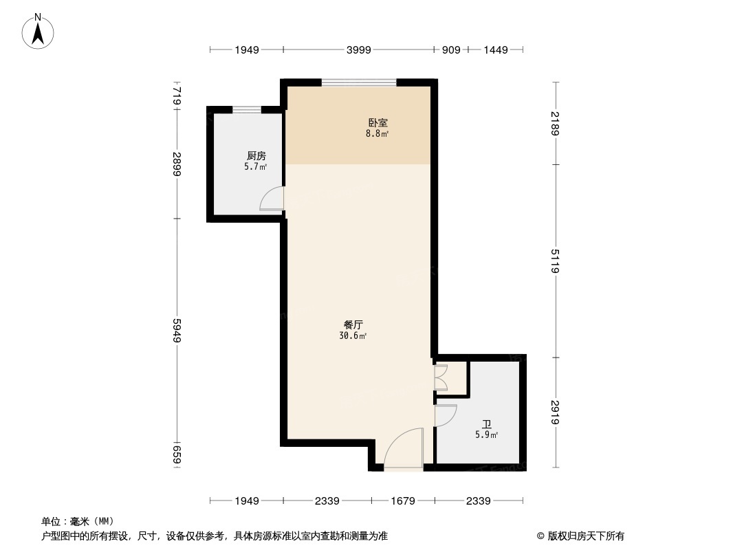 天津湾海景文苑户型图