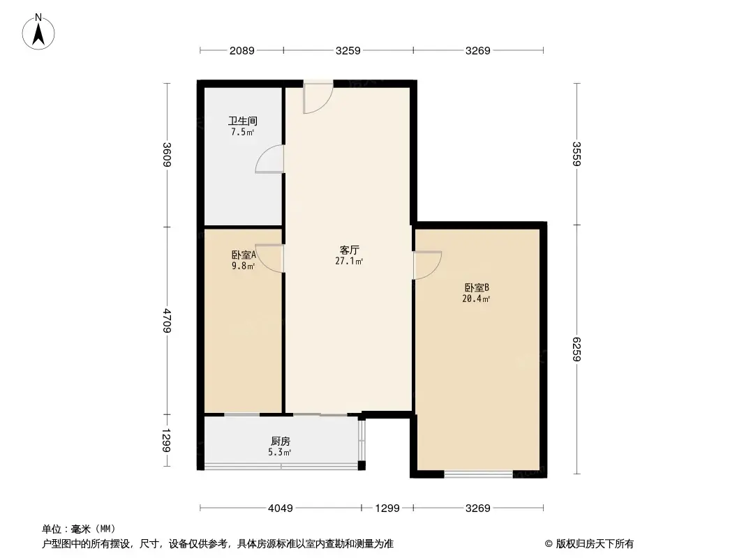 儒园公寓户型图