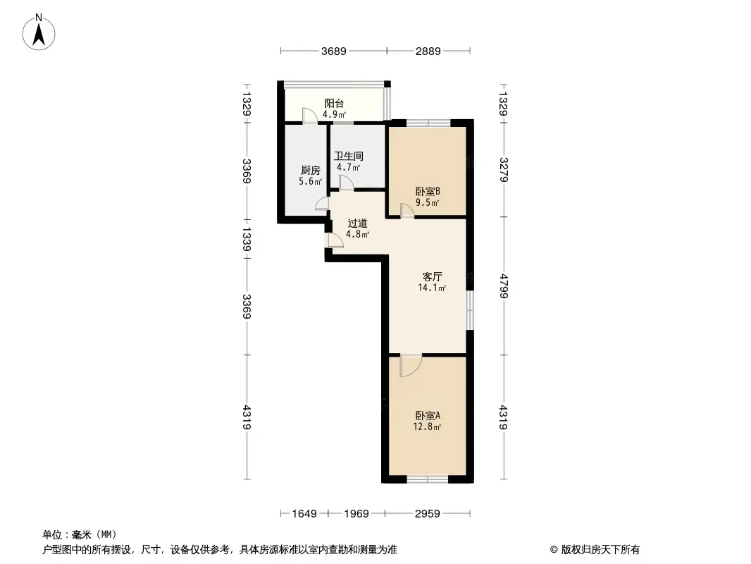 盈月公寓户型图