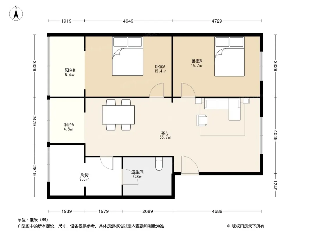 红花东路26号院户型图