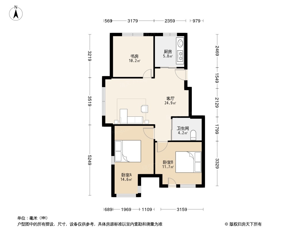 铭门户型图