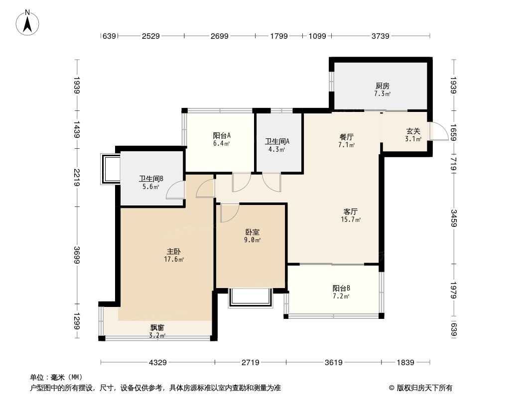 华发四季峰景户型图