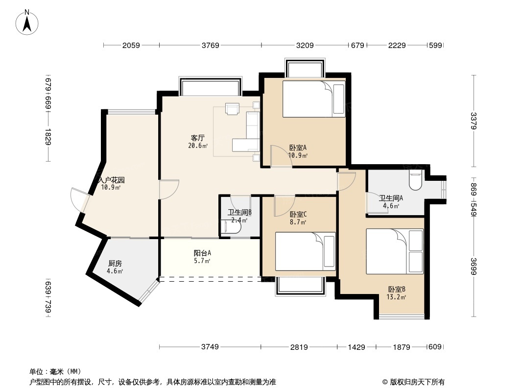 世纪金源御府户型图